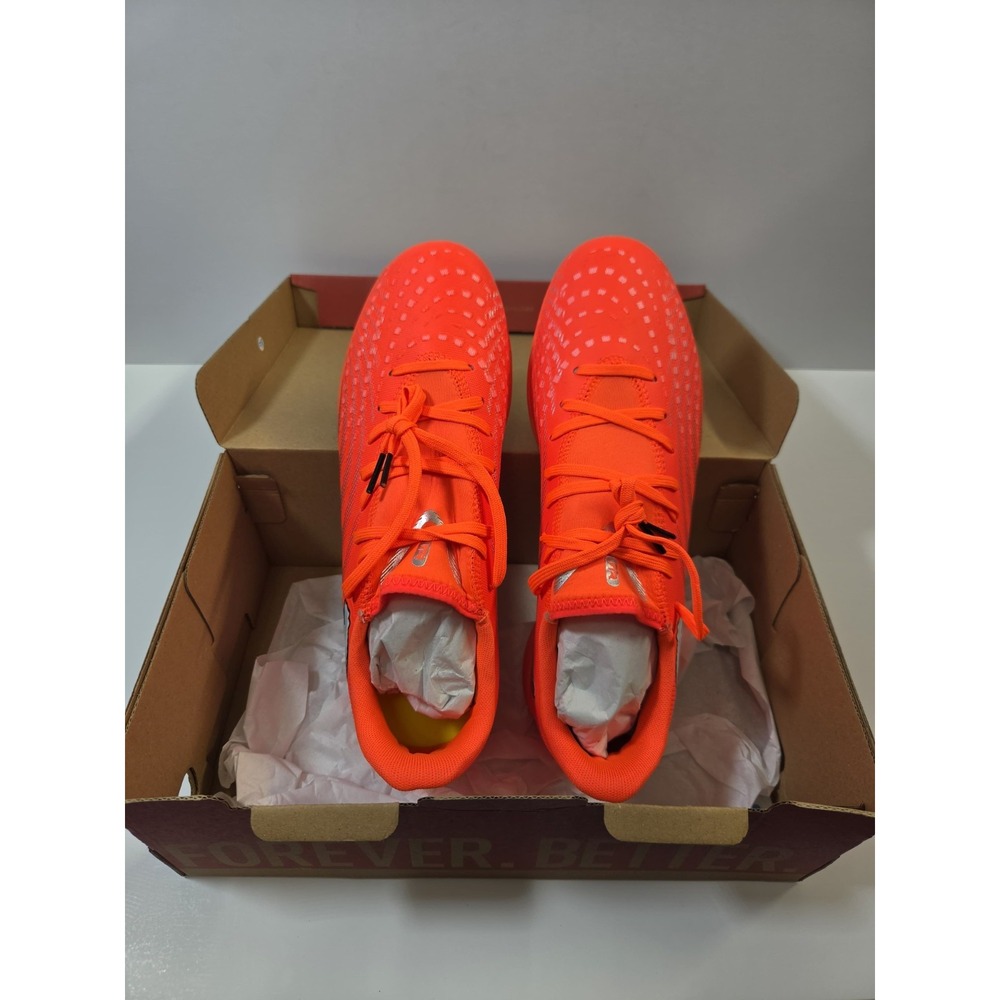 Puma Future 9 Play IT Glowing Orange Men Unisex Indoor Soccer Shoes 108921-01